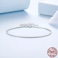 S925 sterling silver snake bones chain bracelet for women, electroplated finish, colour BSB226