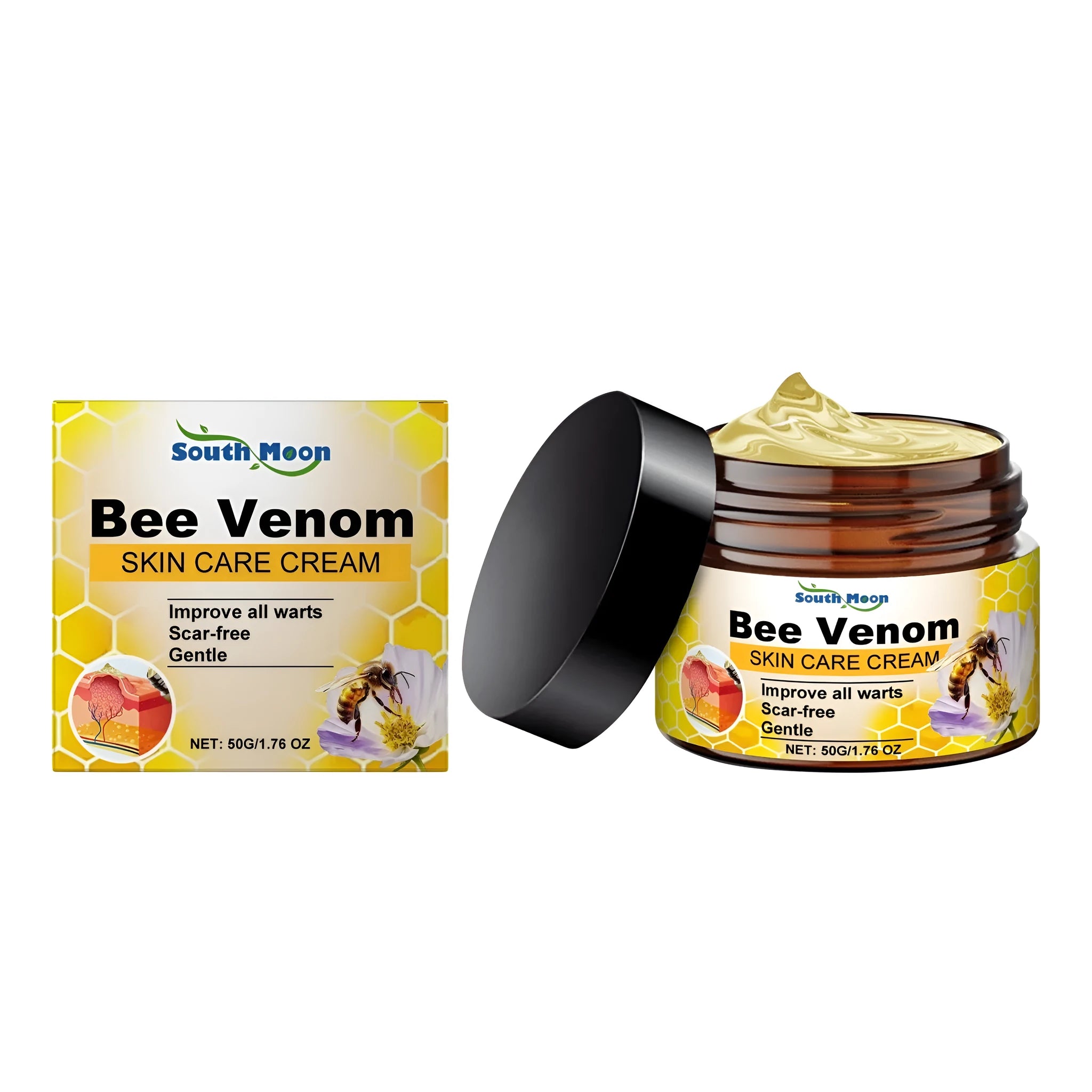 50g jar of Full Effect Skincare Cream with bee venom, honey and tea tree oil