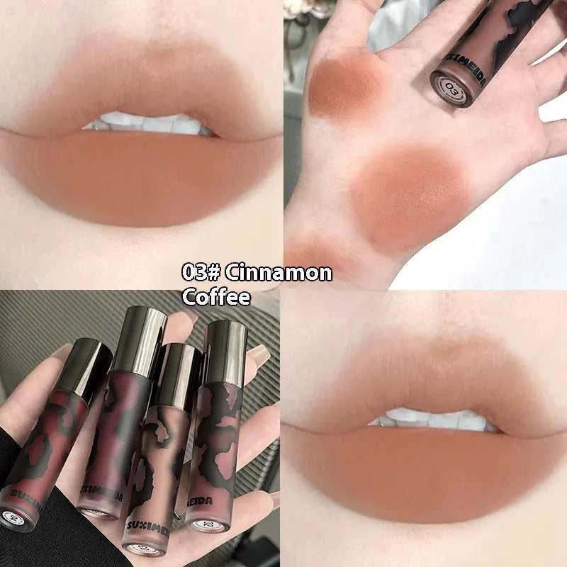 Lava Secret Matte Lip Mud Lipstick in white formula with five colour options