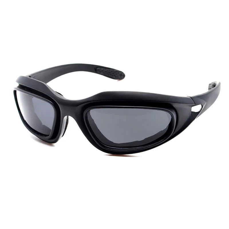 Tactical polarized sunglasses with full rim PC frame for outdoor cycling and sports