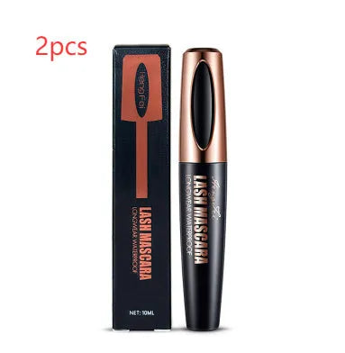 Black waterproof sweat-proof mascara with thickening and curling effect in colour box or OPP bag packaging