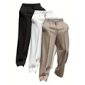 Men's loose solid colour corduroy trousers with a linen blend and fire retardant feature.