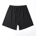 Modal fabric men's high-waisted boxer shorts in solid colours on a white background