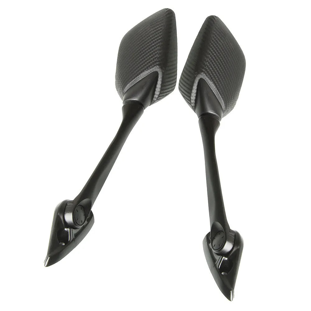 Yamaha R3 R25 carbon pattern rearview mirror with aluminium rod and ABS shell