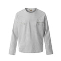Men's cotton pullover hoodie in loose fit design showing black and grey colour options