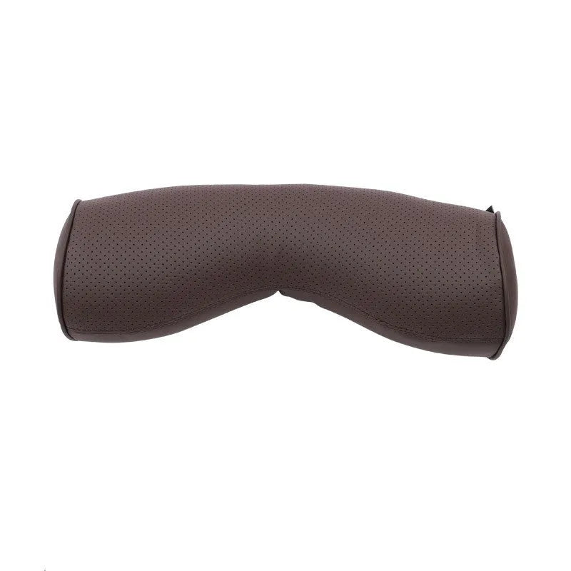 Car headrest, seat cushion, neck pillow and lumbar support accessories in minimalist design