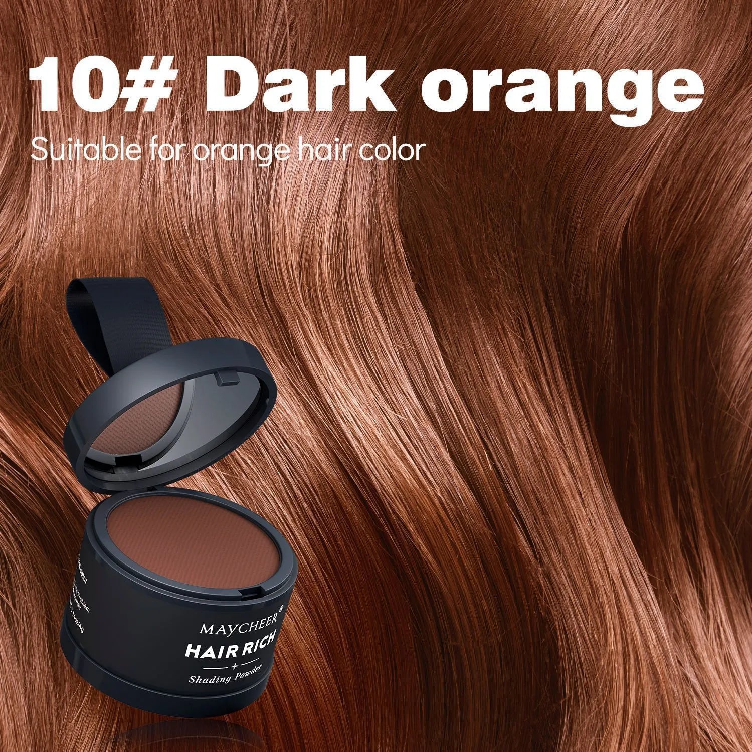 Hairline sculpting contour powder in plastic compact with dual-use brow and hairline fill, 4g net content