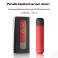 Portable desktop nozzle dust and debris cleaner vacuum with metal nozzle