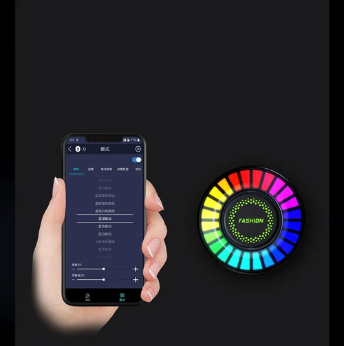 3D car air vent atmosphere light with RGB lighting and aromatherapy diffuser