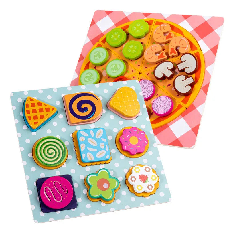 Personality children educational wooden toys for hand-brain coordination and sensory development