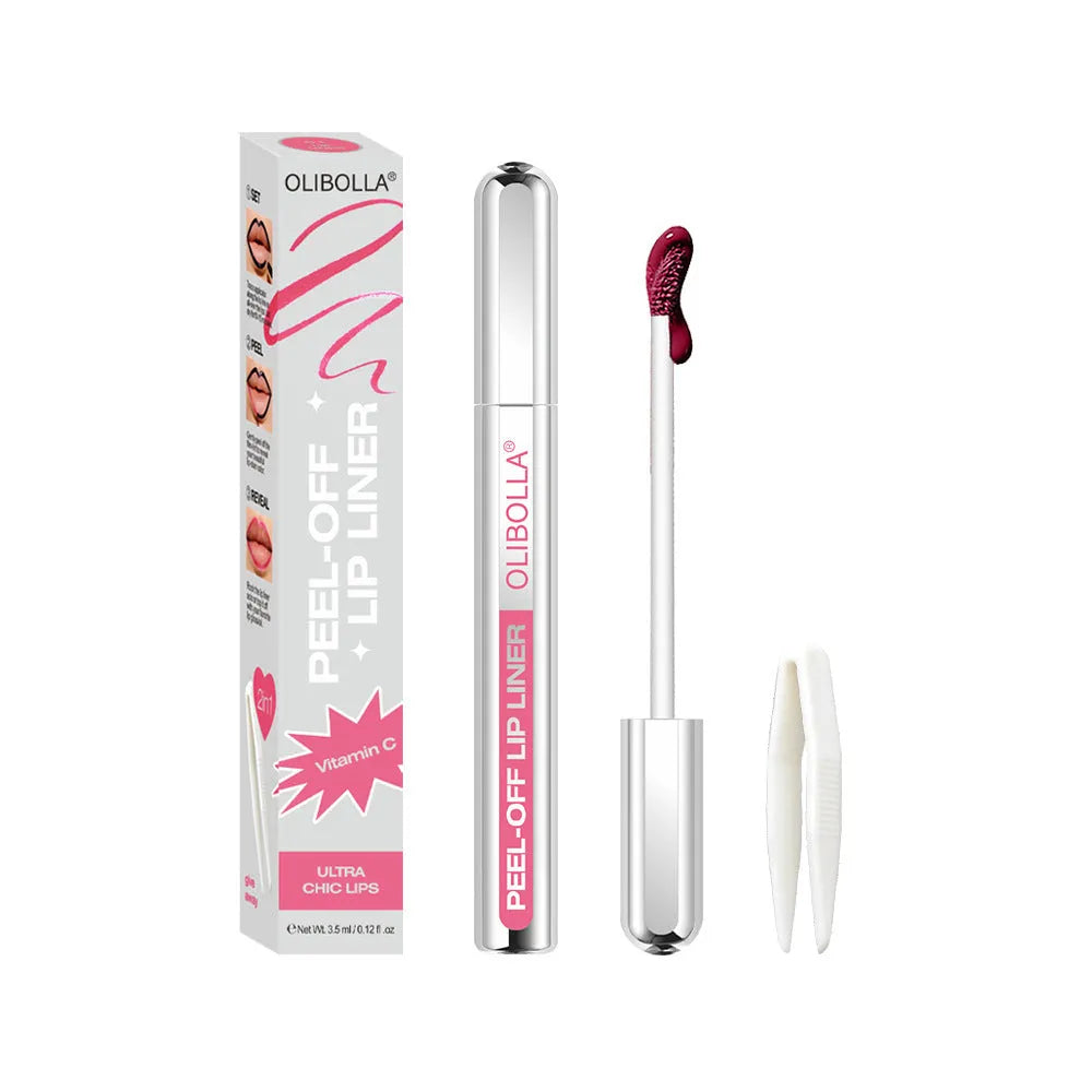 Matte waterproof dyed lip gloss 3.5ml in five colour options 01-05 style