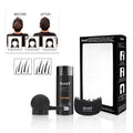 Boxed dense hair fiber powder three-piece set for thinning hair coverage in nine colour options
