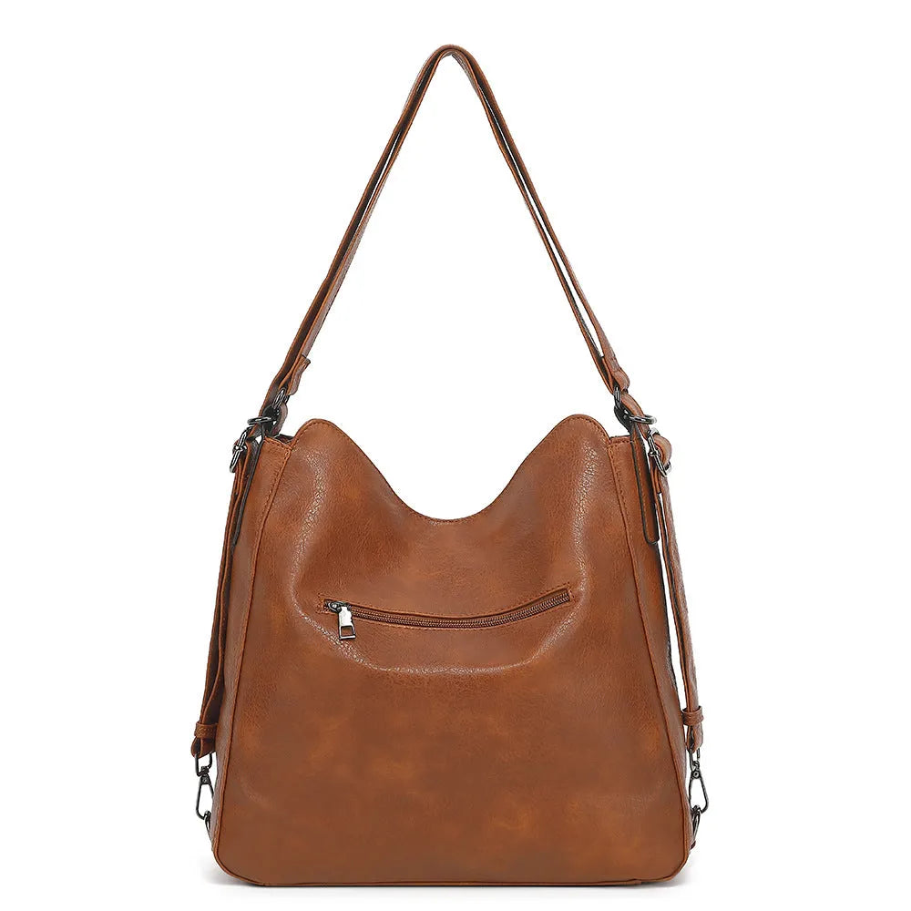 Travel multi-functional shoulder messenger bag in PU with square vertical shape and sandwich pocket, available in multiple colours