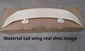 Universal punch-free ABS plastic car spoiler tail wing in multiple colour options