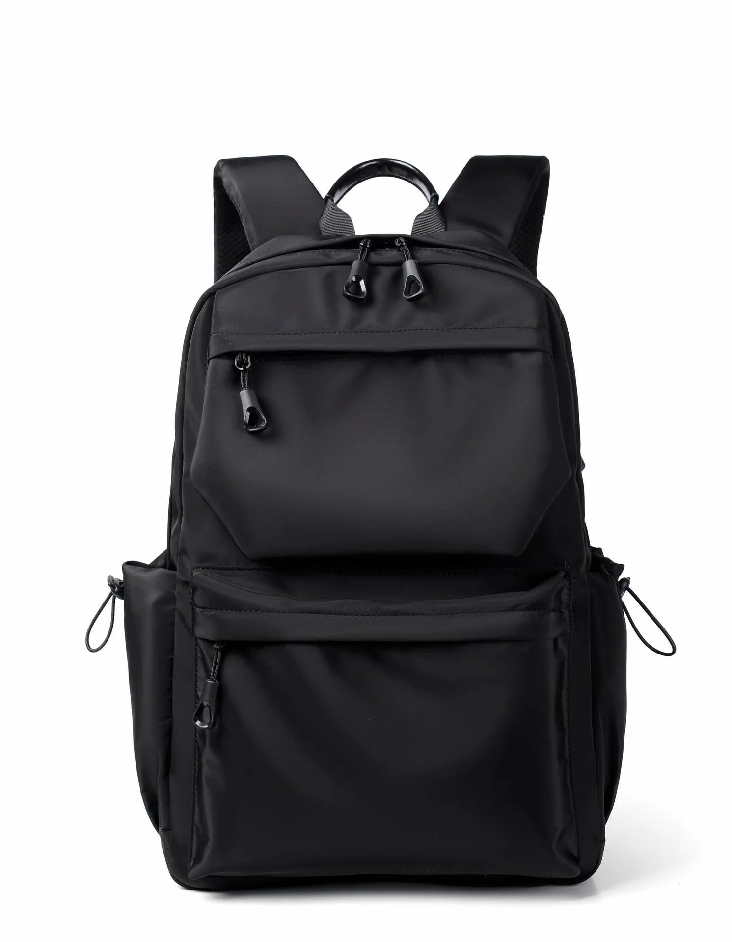 Student backpack casual men's backpack Oxford cloth anti-theft USB charging expandable 20-35L blue