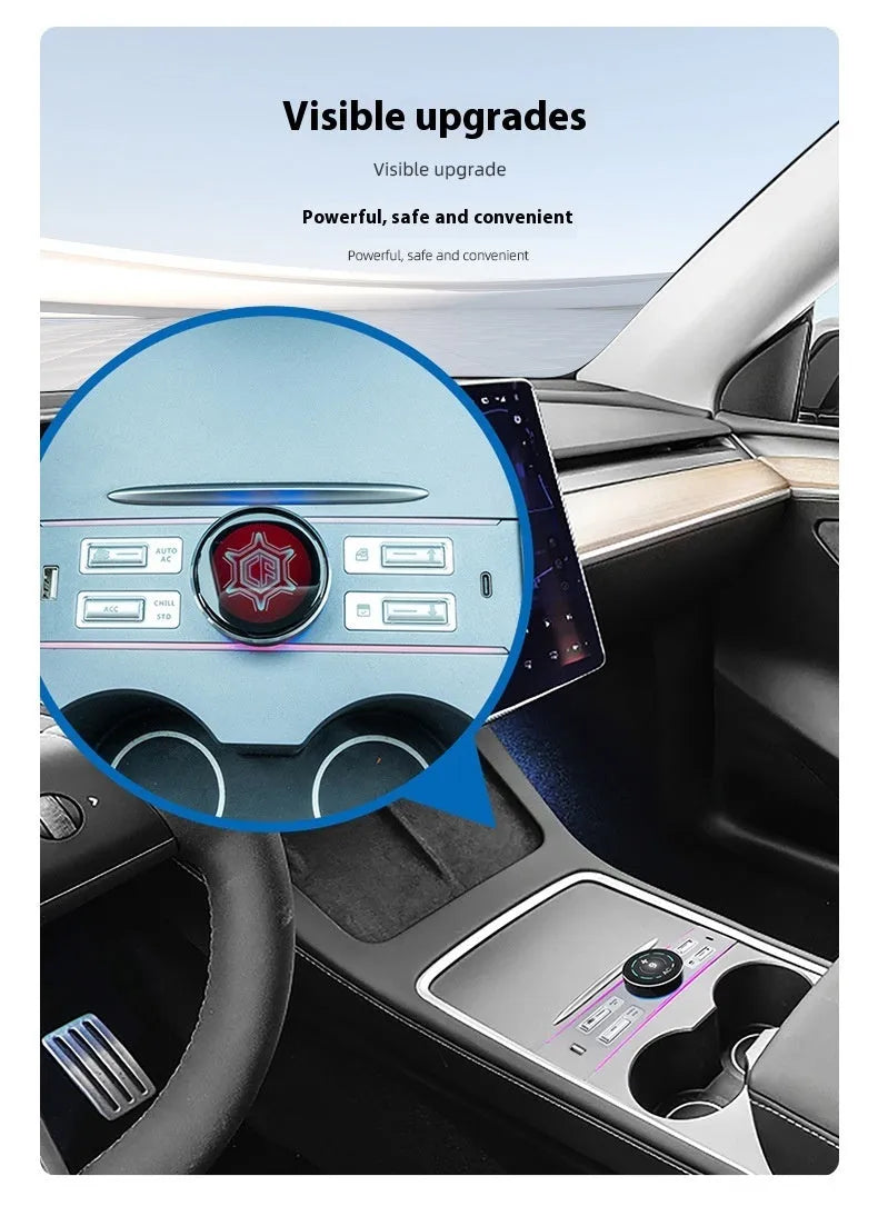 Model3Y LCD expansion dock with 1.46-inch IPS screen in centre console for 21-22 Model 3 and 21-24 Model Y
