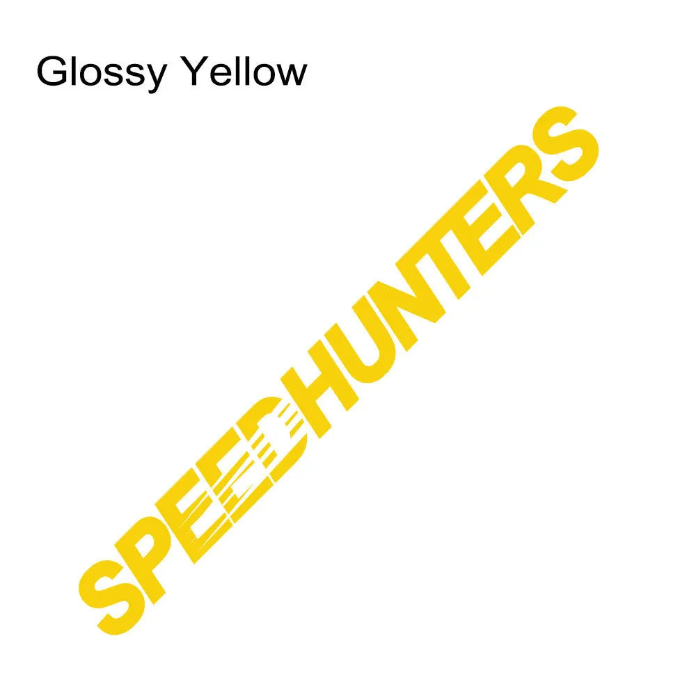 Speed Hunters reflective vinyl car sticker 59cm by 10cm for rear gear application