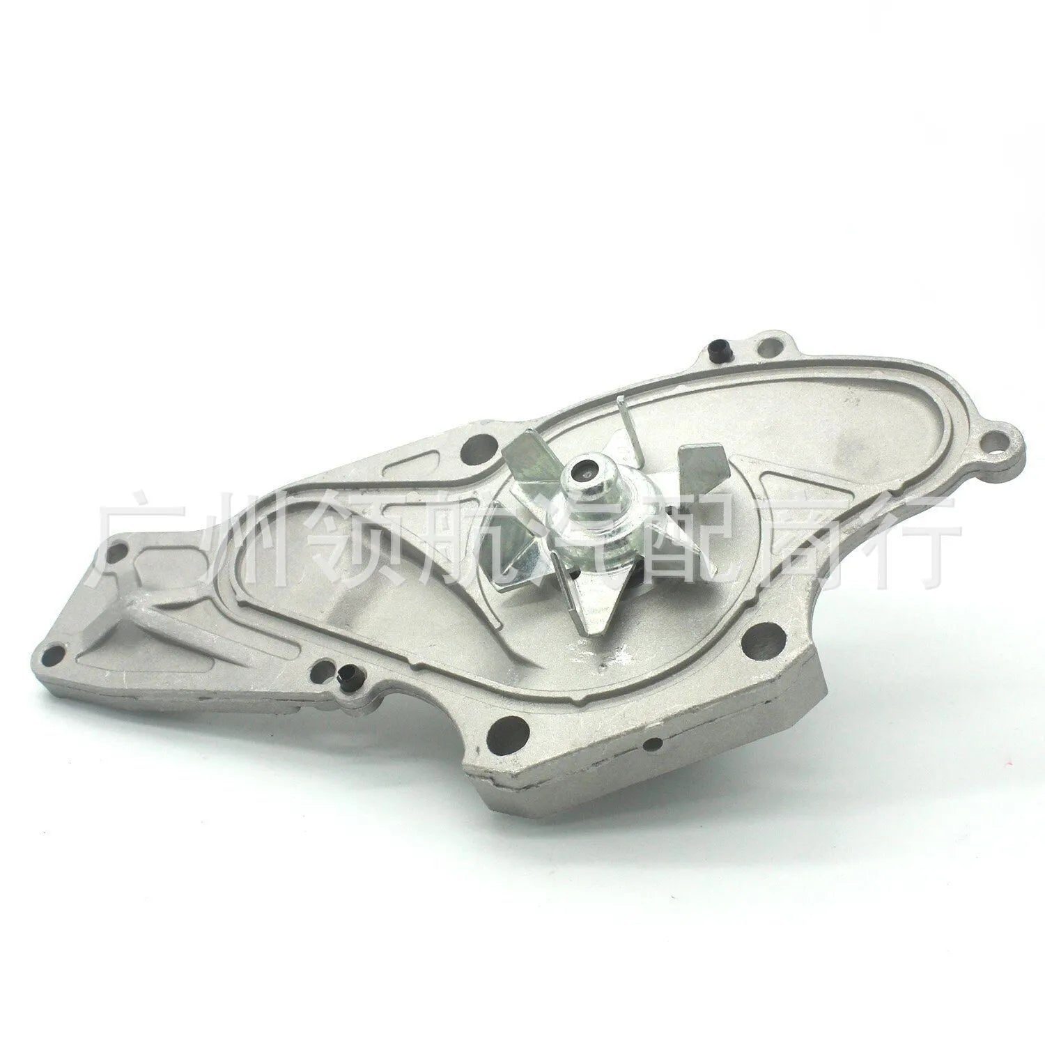 Belt and water pump assembly kit with metal automotive cooling system components