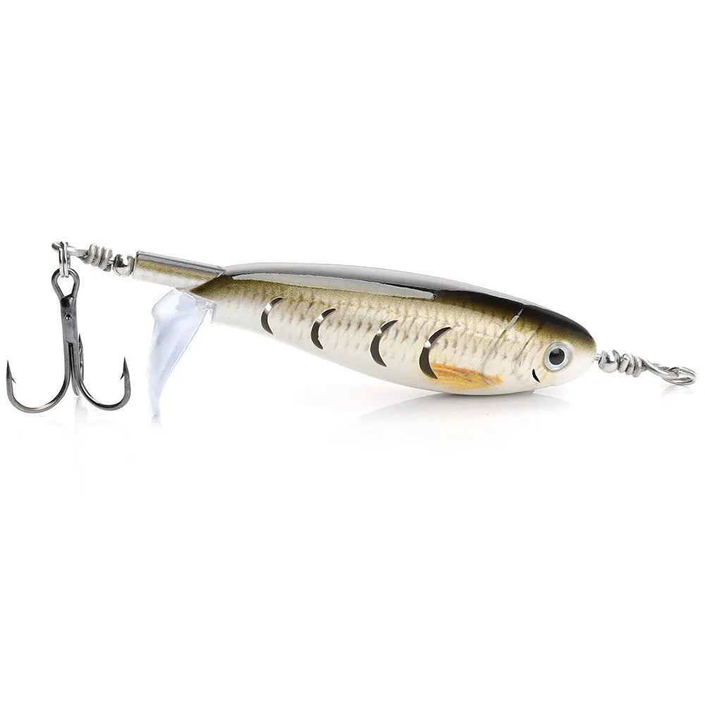 7.5cm artificial fishing bait for road fishing with soft plastic construction and multiple colour options