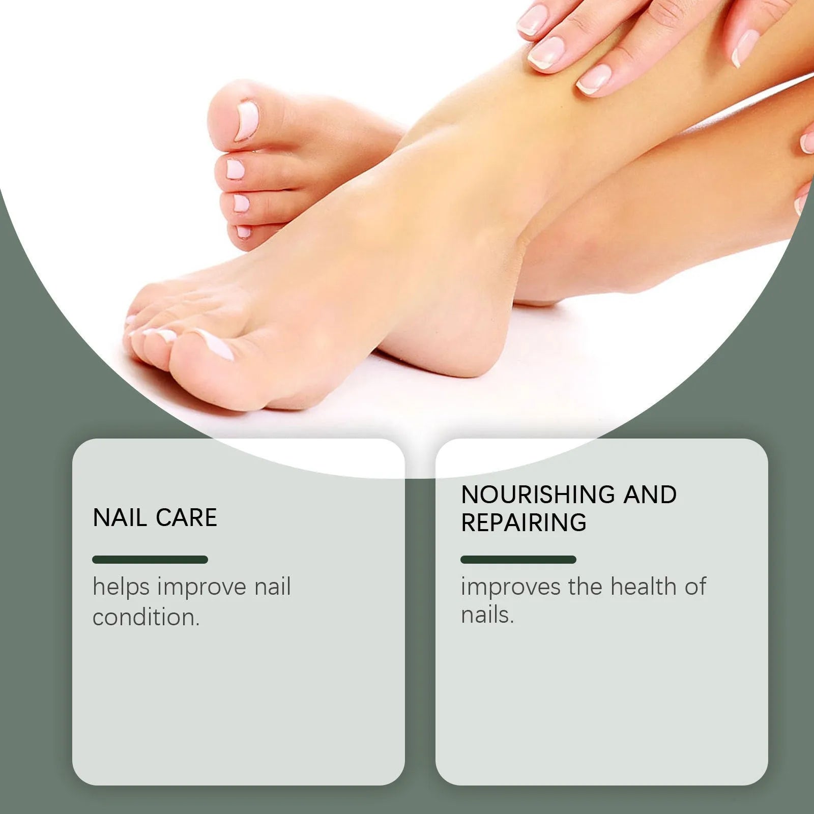 30ml nail care solution bottle with brightening and nourishing formula