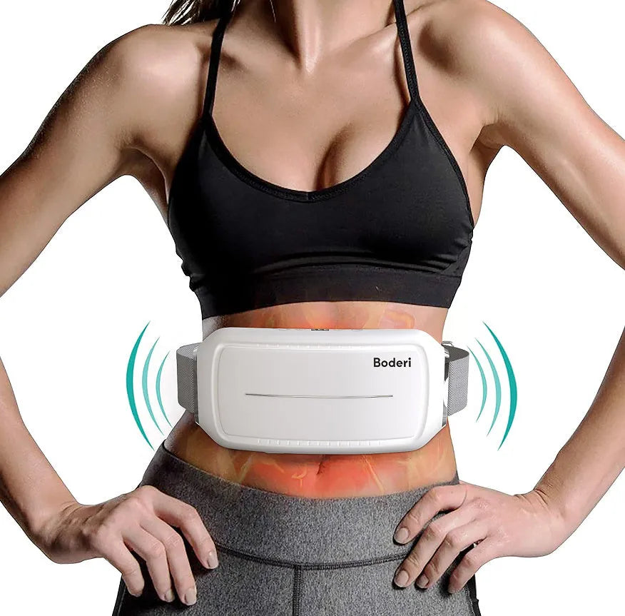 White Tummy Machine abdominal and full body exercise equipment with LCD screen.