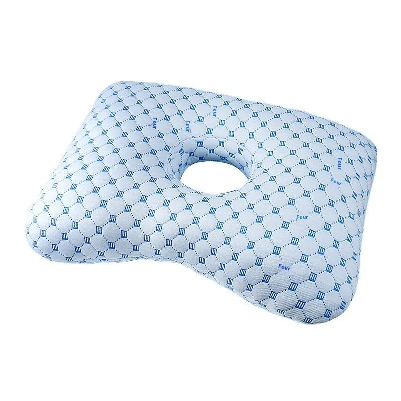 Adult single hole ear pillow for beauty salon procedures with detachable cover options
