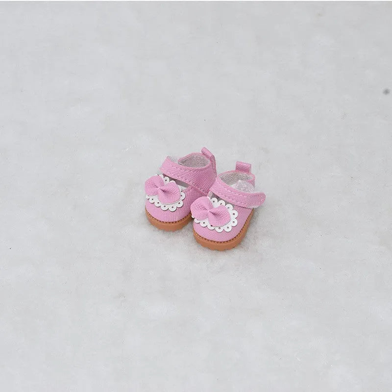 17cm doll replacement shoes in multiple styles from 3.5cm to 3.8cm PU footwear