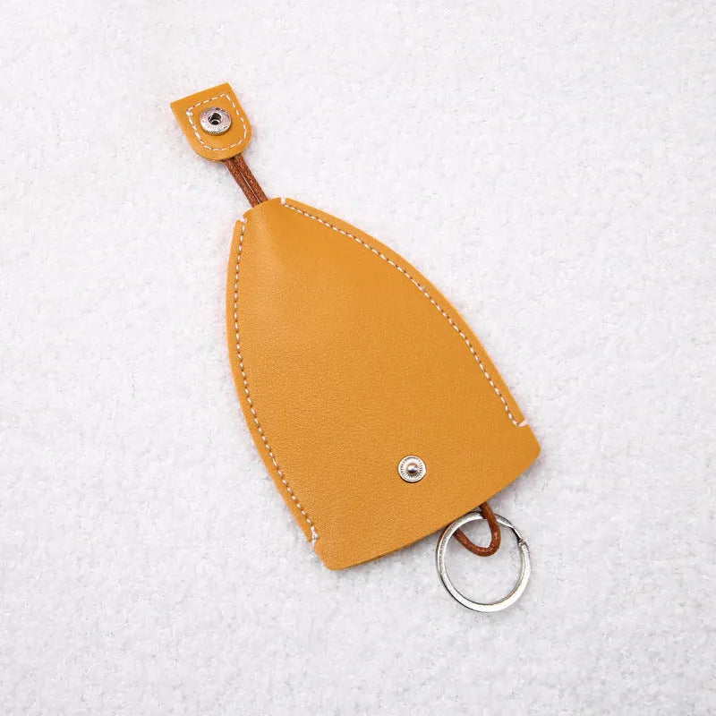 Colourful cartoon pull-out key case in PU leather for car key protection