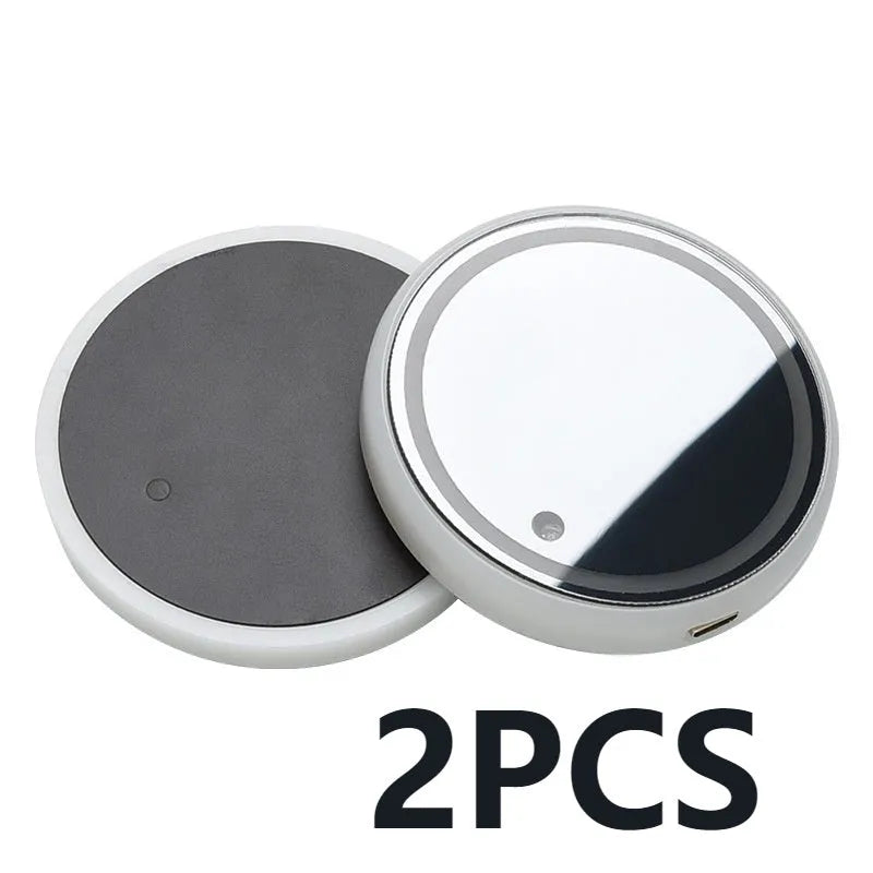 Colourful LED light-up coaster for car cup holder with 7 changing RGB colours