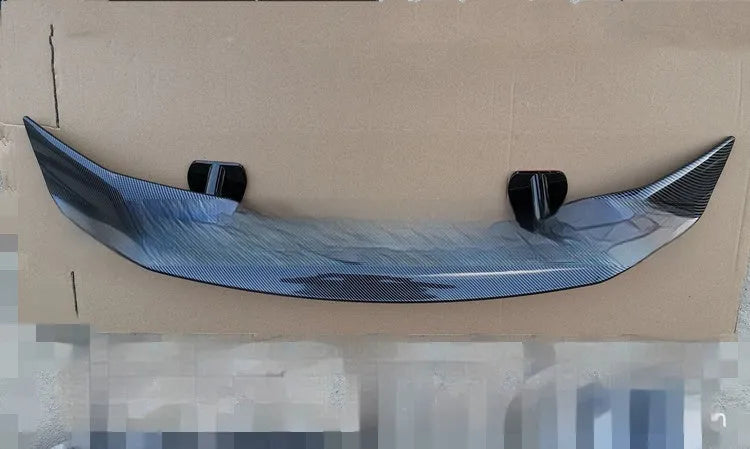Universal punch-free ABS plastic car spoiler tail wing in multiple colour options