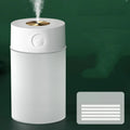 White bear edition dual-jet USB humidifier with 1.2L tank on a wooden desk