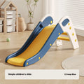 Small plastic baby slide in blue, suitable for toddlers under three years old.