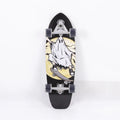 White maple wood street scooter skateboard, 31 inches long