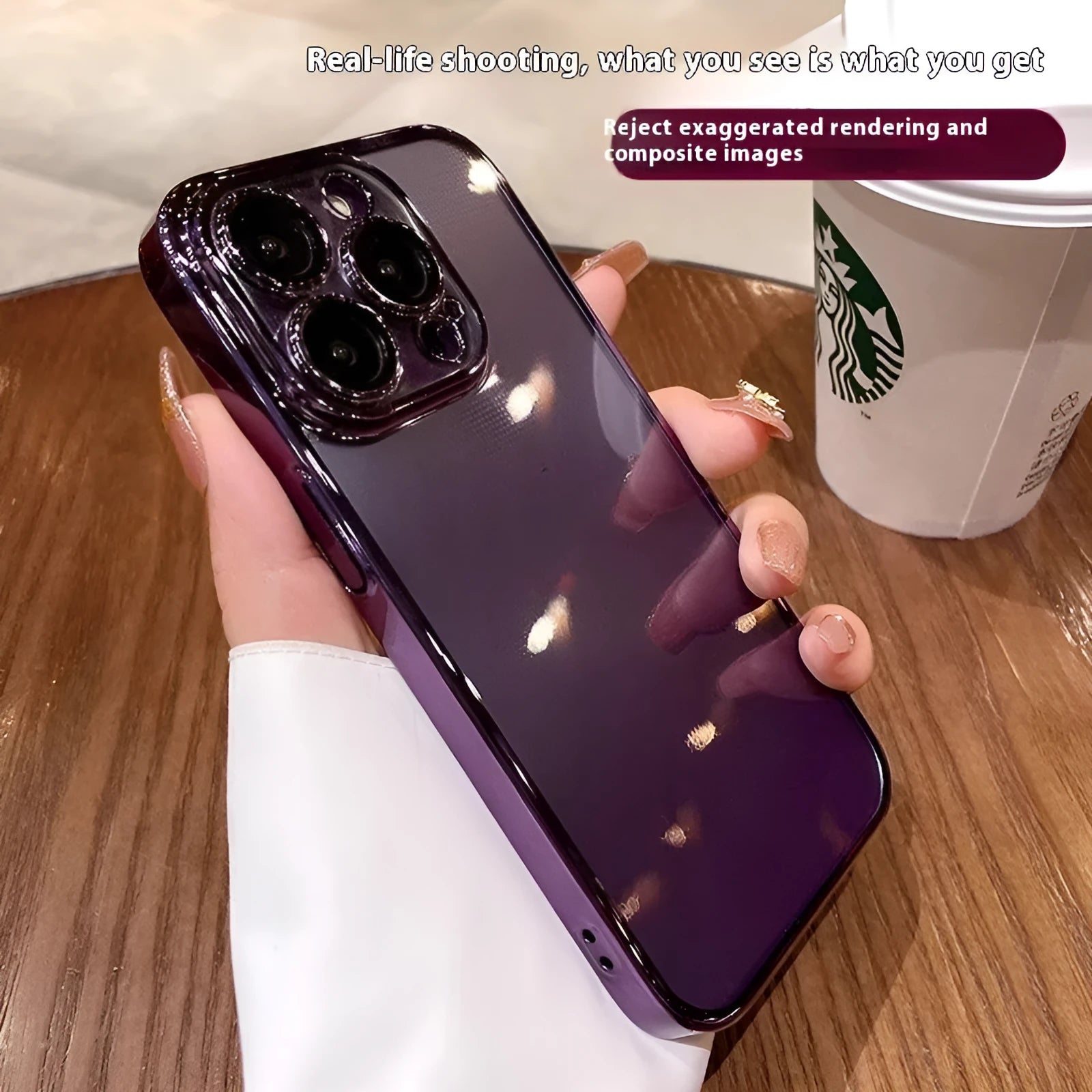 Electroplated TPU soft phone case in titanium gray for iPhone 15 series with drop-resistant protection