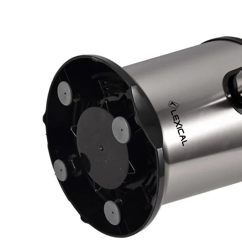 Lemon orange juice separation machine with stainless steel body and round feeding port