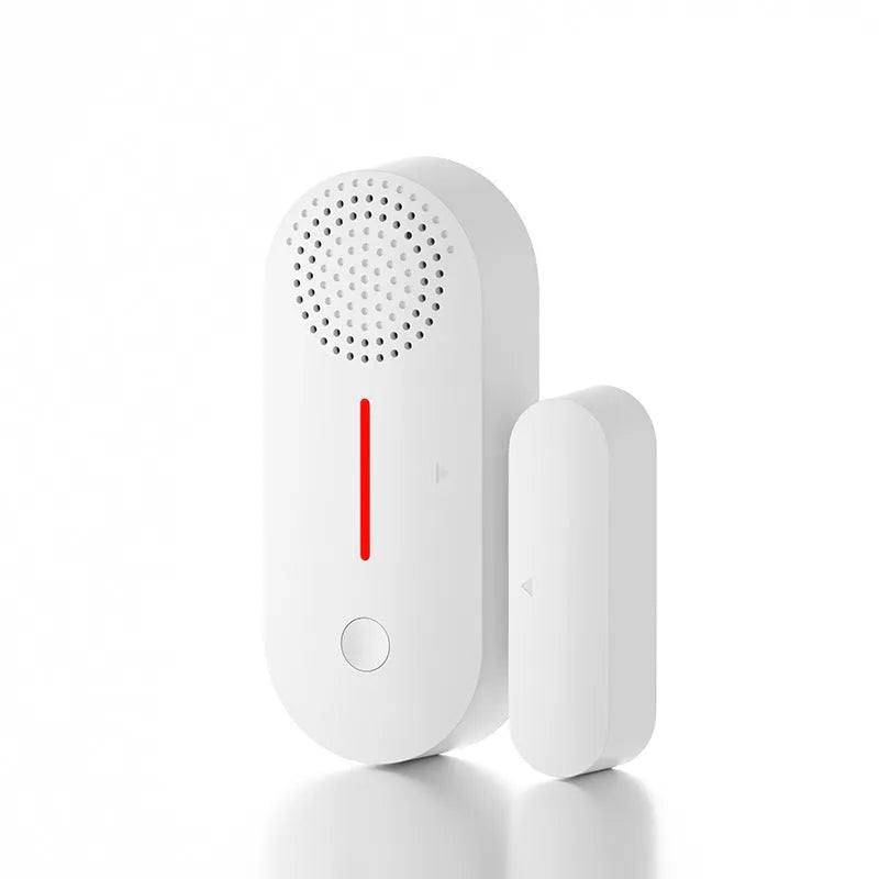 WiFi door magnetic sensor alarm unit for smart home security with sound and light alerts