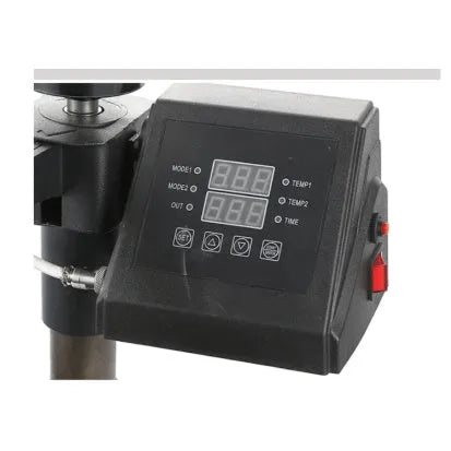 Black clothing thermal transfer machine with 1250W power for T-shirt and fabric printing