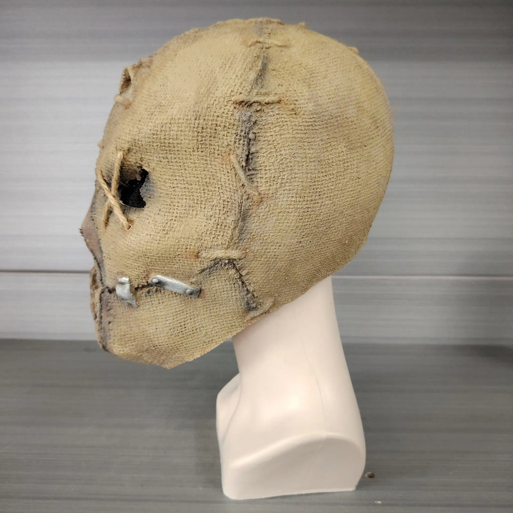 Scar skull horror latex mask head cover for Halloween and costume DIY
