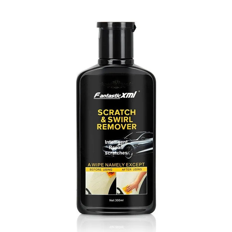 300ml liquid car scratch repair wax bottle with towel and sponge