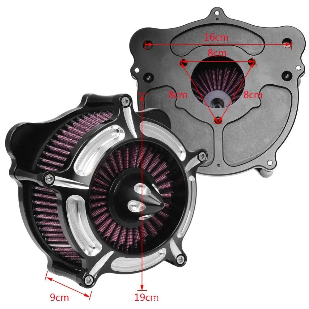 Harley-Davidson aluminium alloy large air filter for 883 and Grand Glide motorcycle models