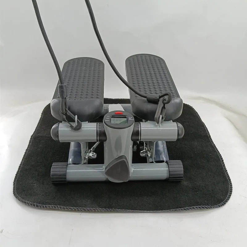 Silver grey hydraulic resistance pedal machine for waist slimming exercises