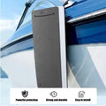 Blue and grey thickened EVA marine fenders in two sizes for boat docking protection