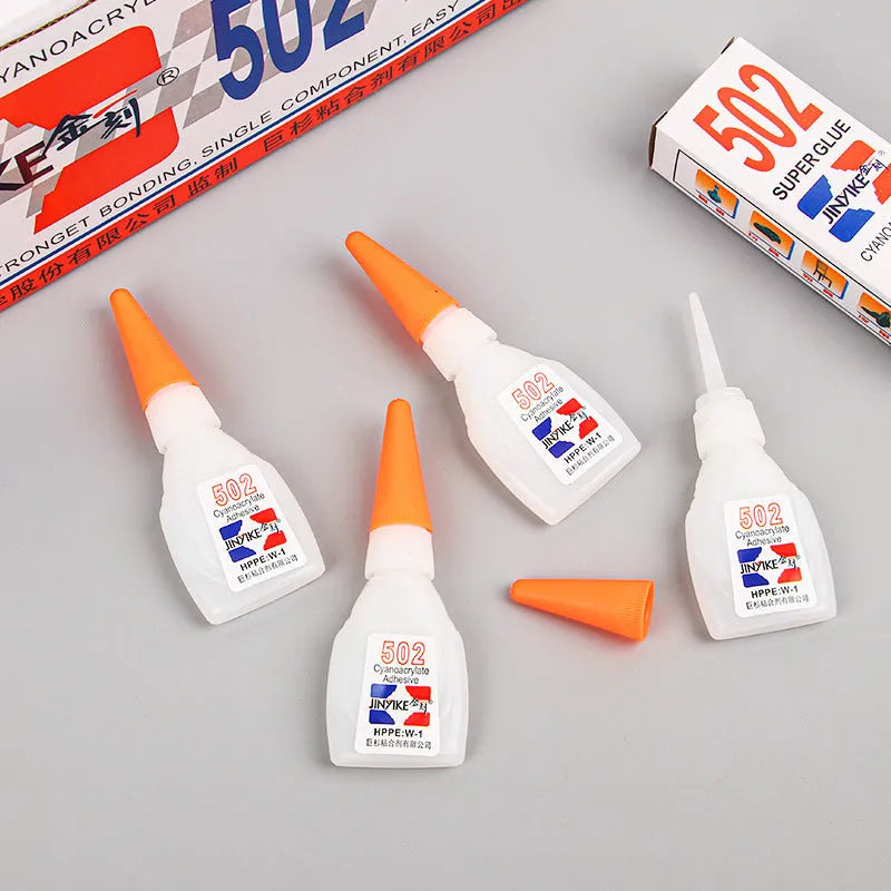 Tube of specialised shoe repair adhesive glue showing 3g and 8g size options