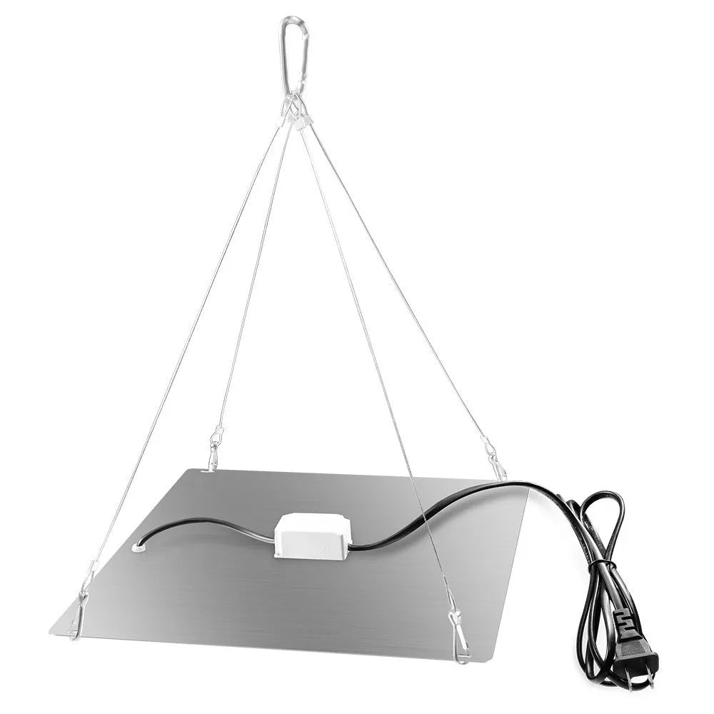Aluminium full spectrum LED plant grow light with hanging hook for indoor vegetables