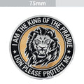 Aluminium car body stickers showing lion, eagle and tiger designs for vehicle decoration