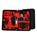 30-piece stainless steel nail clipper tool set in Rose Gold colour with pliers and assorted grooming tools