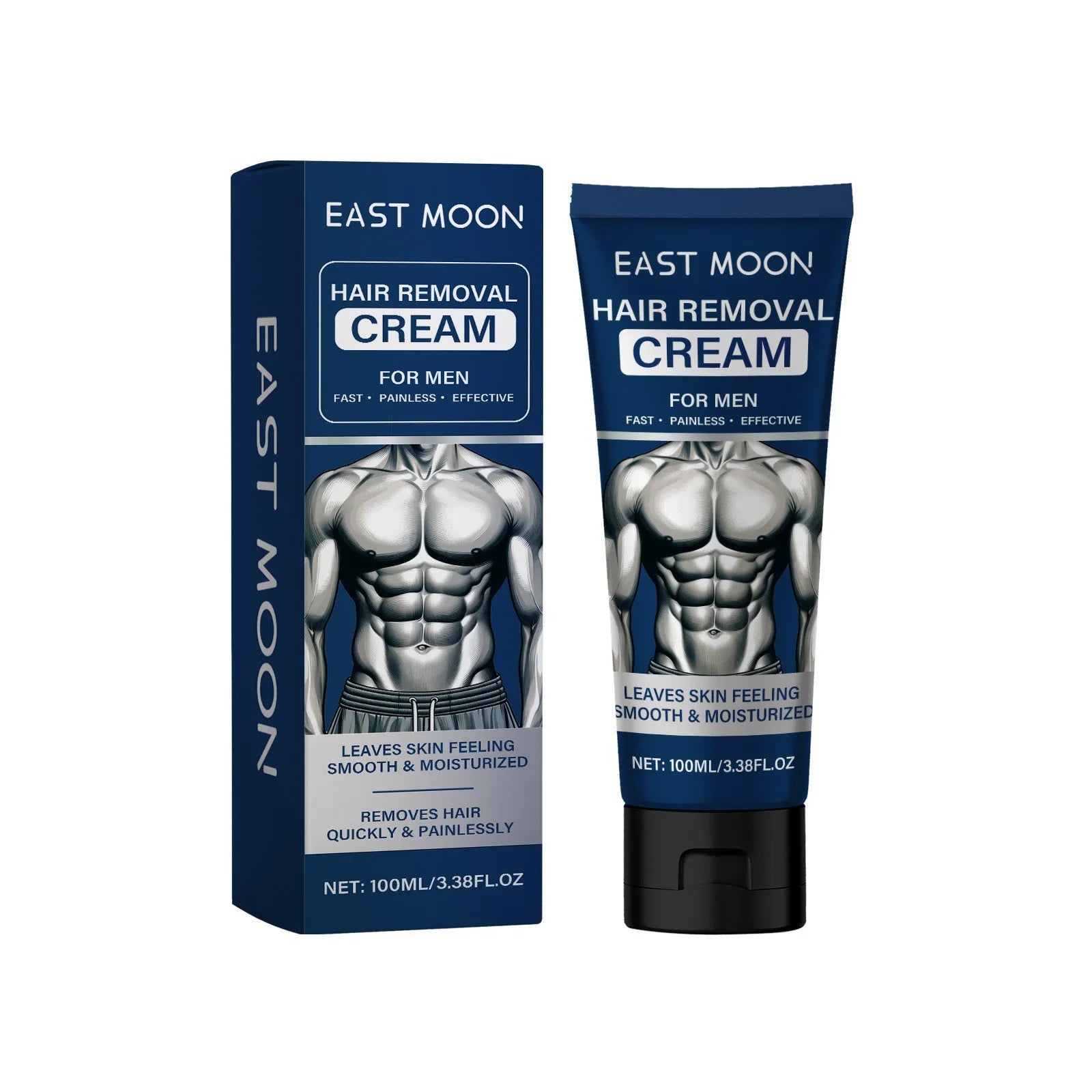 100ml tube of men's hair removal cream for beard, armpit, hands and legs