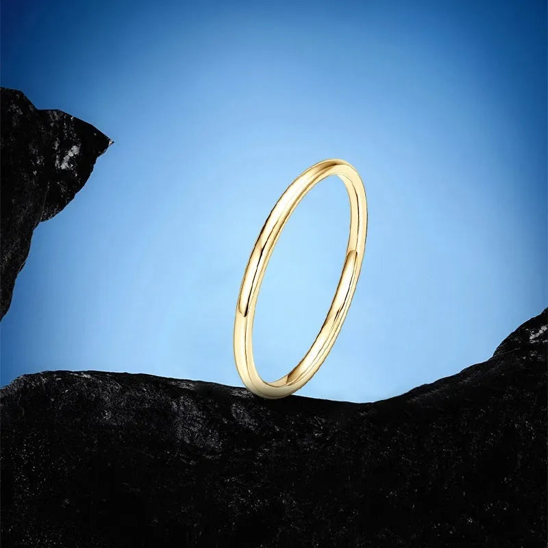 S925 sterling silver geometric bracelet ring with round elements in silver, gold, or platinum finish