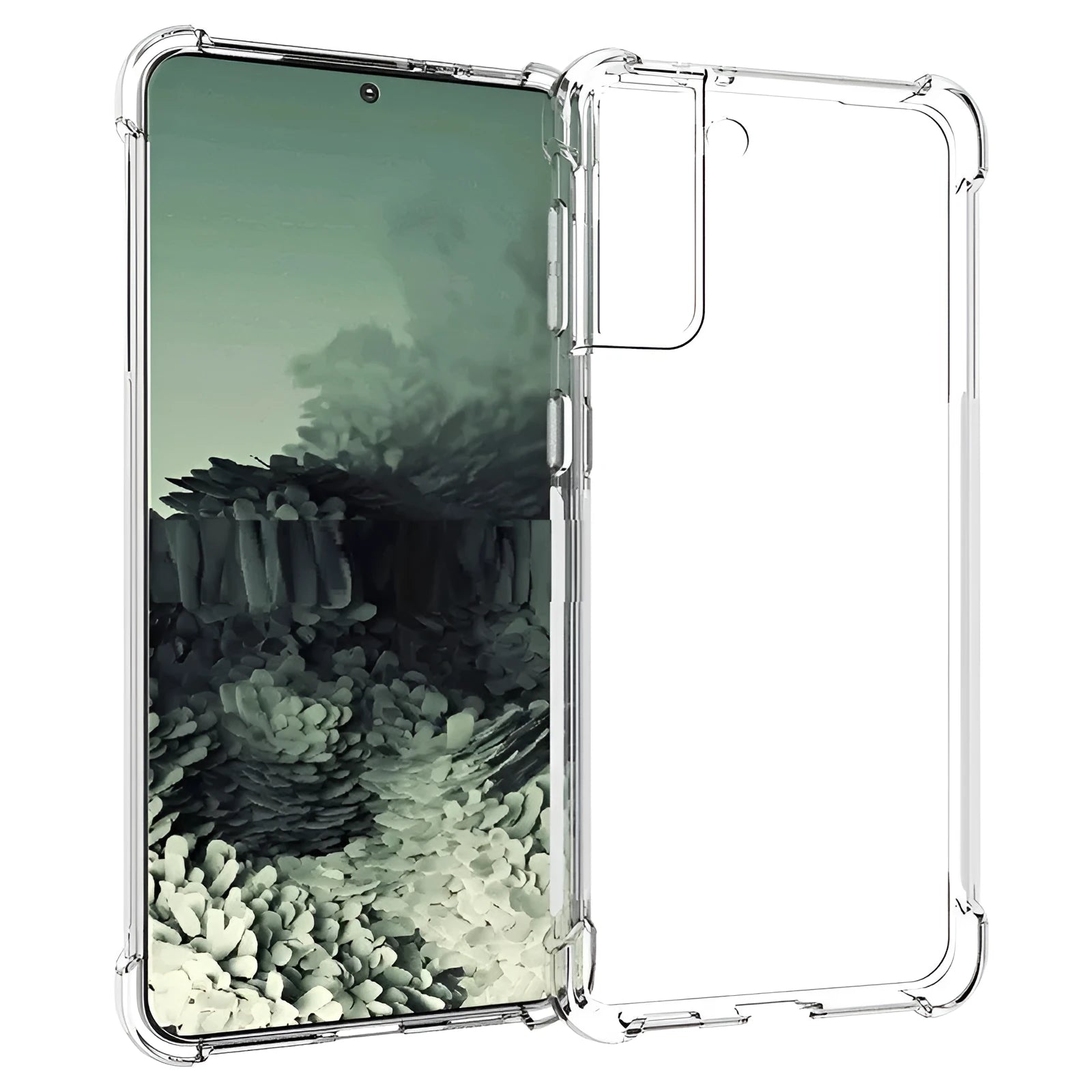 Thickened transparent TPU phone case with airbag corners for Samsung Galaxy models