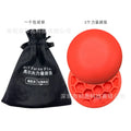 Orange golf training mat for centre of gravity and weight transfer practice